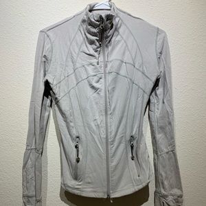 Lululemon size 2 gray zip up jacket